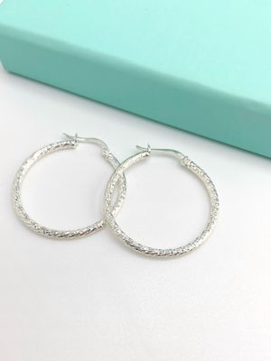 Argollas con textura