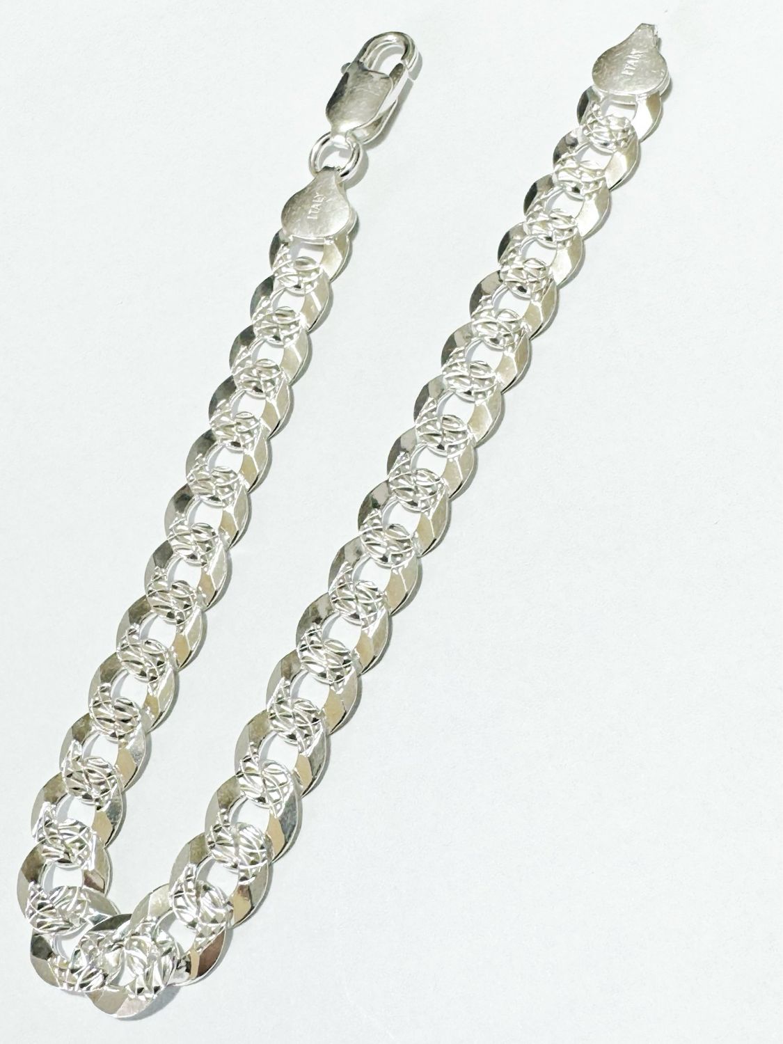 Pulsera cubana diamantada
