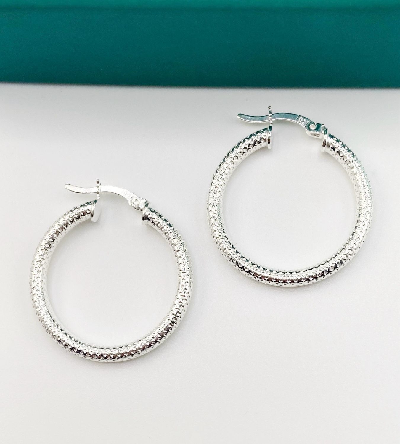 Argollas con textura