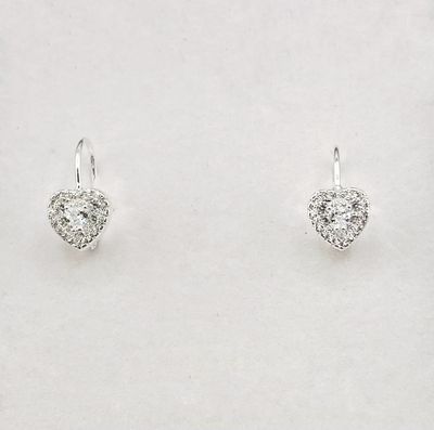 Aretes broche antiguo