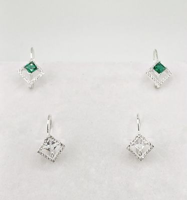 Aretes broche antiguo