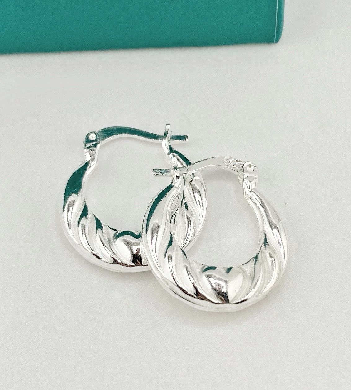 Argollas con textura