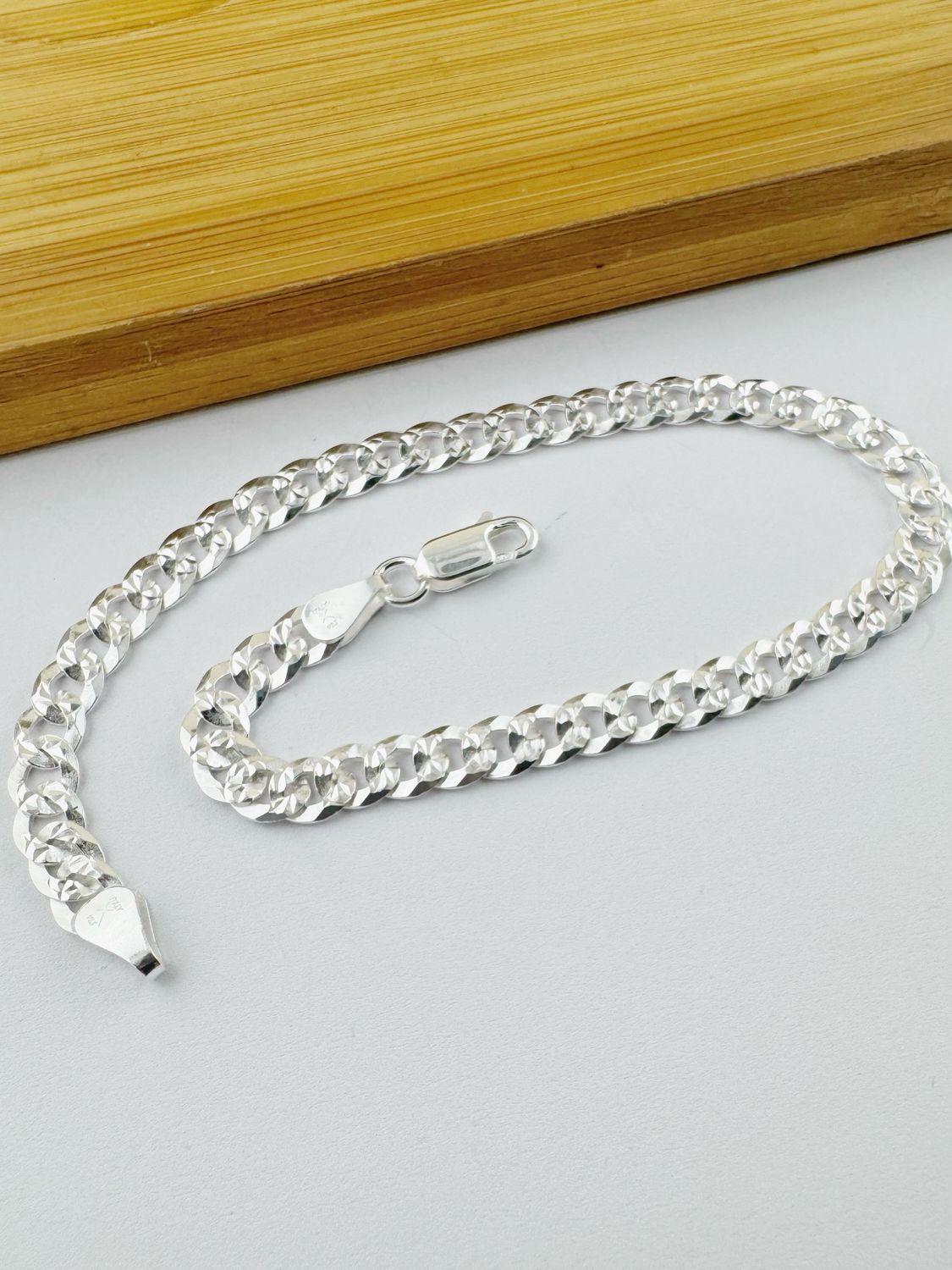 Pulsera cubana diamantada
