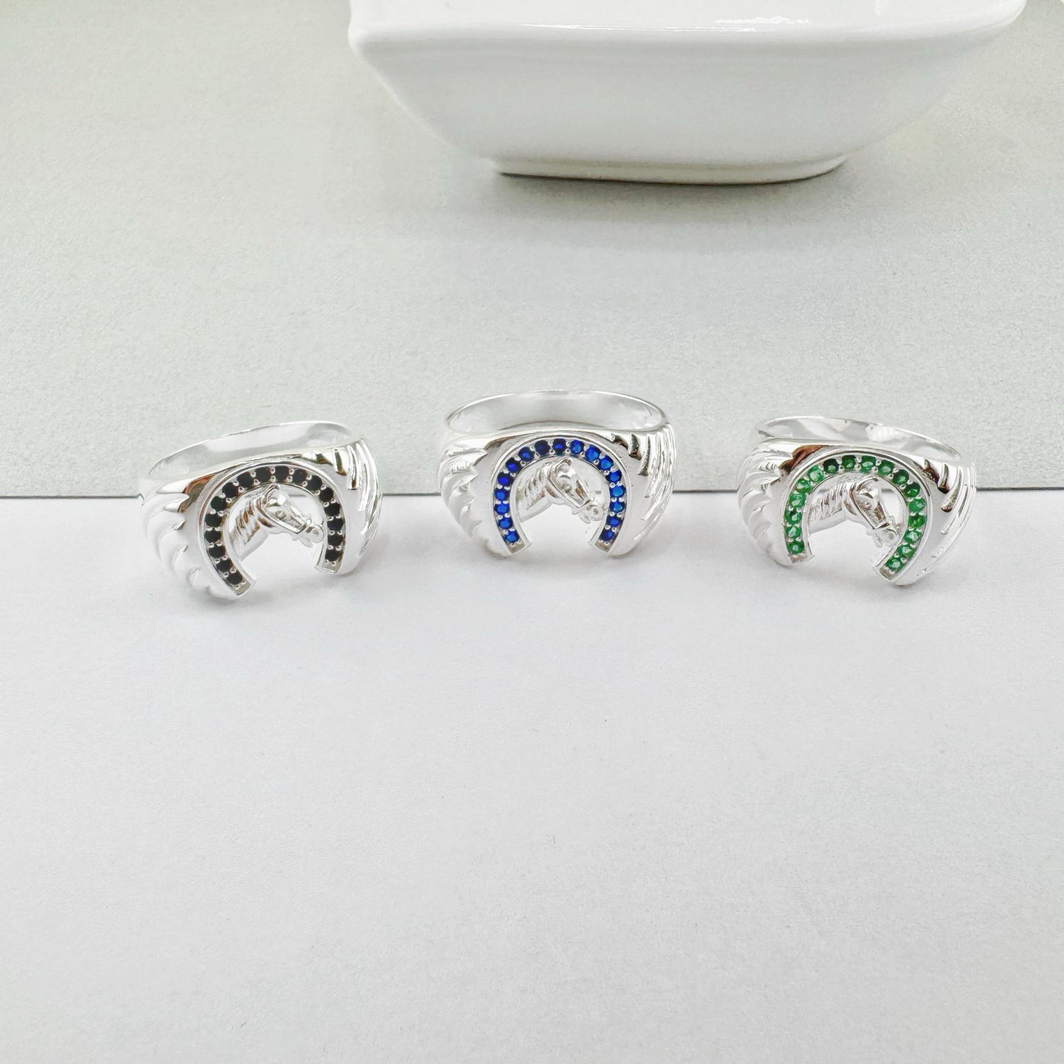 Anillos herraje con caballo