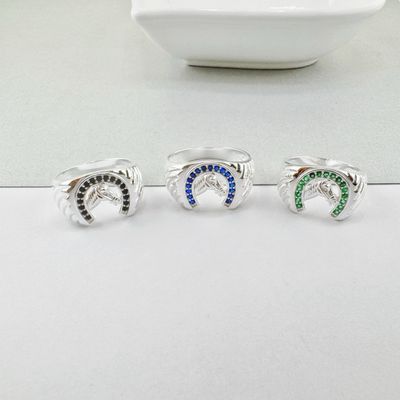 Anillos herraje con caballo
