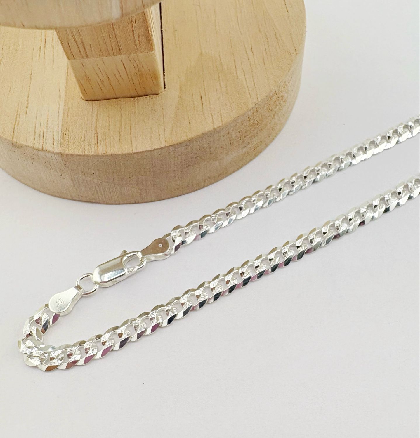 Pulsera cubana diamantada