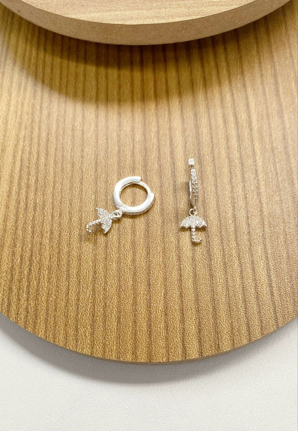 Argollas con sombrilla