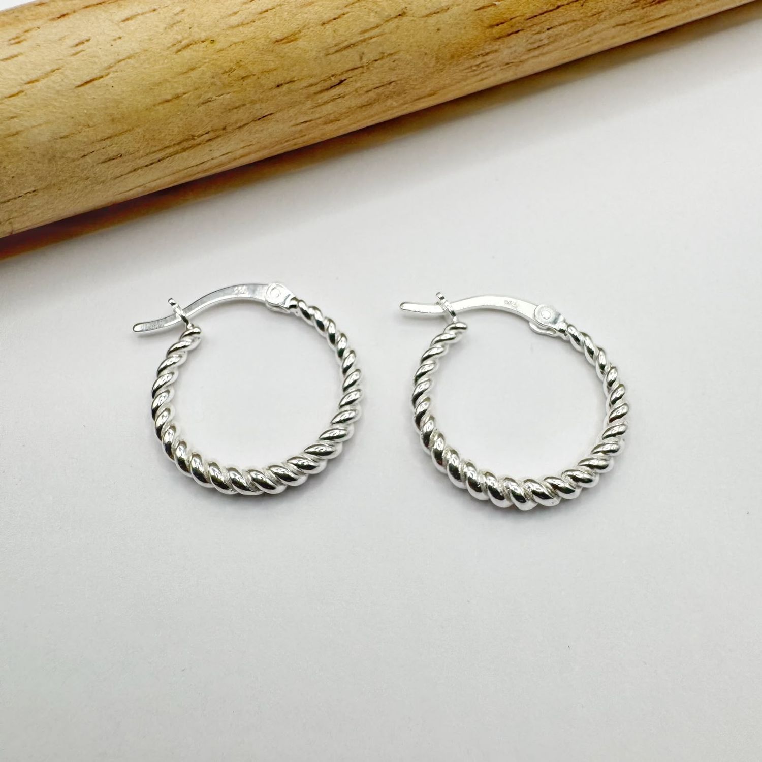 Argollas con textura