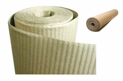 Cartone Ondulato Rotolo Alto 100 Cm. Lungo 45 Metri Protezione Pavimenti Pittura
