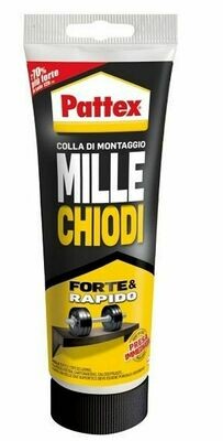 Colla Adesivo UNIVERSALE di montaggio PATTEX Henkel Millechiodi Tubo Gr. 250