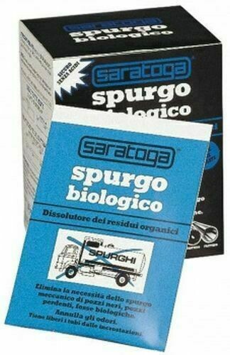 Spurgo Biologico Saratoga Fosse Scarico Pozzo Nero 10 Bustine Gr 40