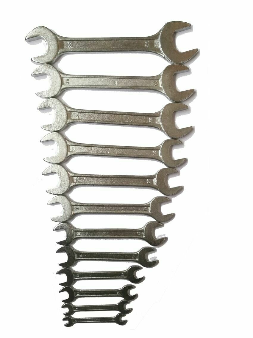 Set Serie Chiavi Inglesi Da 12 Pezzi Chiave Fissa Da 6x7 a 27x32 Marca Ambika