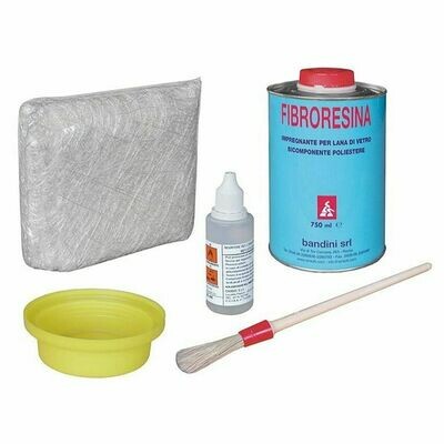 Sintolit fibroresina 750 ml Kit Di Riparazione Vetroresina carrozzeria nautica