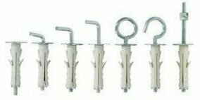 Tassello 9 Plastica Con Vite Cromata Cod.6051 Pz.10
