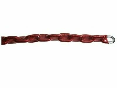 Catena Maglia Tonda Rivestita Guaina ⌀ 8 X 120 Cm. Antifurto Auto Moto Bici