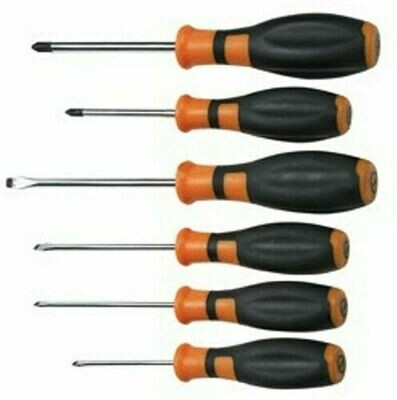 Set Cacciaviti Taglio Stella Croce Kit Serie 6 Pezzi Giraviti Valex 1463810