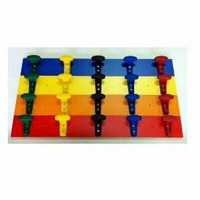 Appendiabito Ovale 1 Posto Plastica Giallo Appendiabito Ovale 1 Posto Plastica Giallo