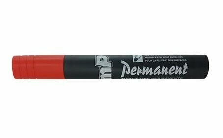 Pennarello Indelebile Permanente Rosso