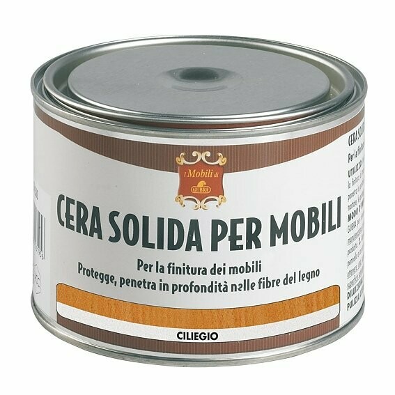 Cera Solida per Mobili Legno Ciliegio Gubra ml.500