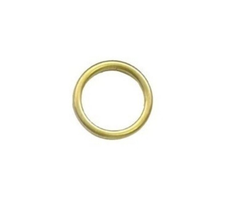 Anello Tenda Metallo colore Oro misura 22/30 Pz.10