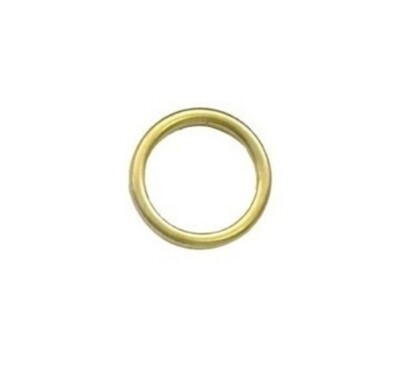 Anello Tenda Metallo colore Oro misura 37/49 Pz.10