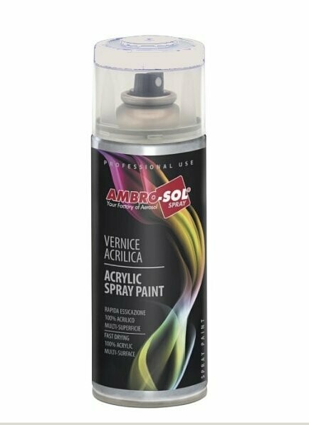 Spray Vernice Smalto Pittura Ml.400 METALLIZZATO ARGENTO