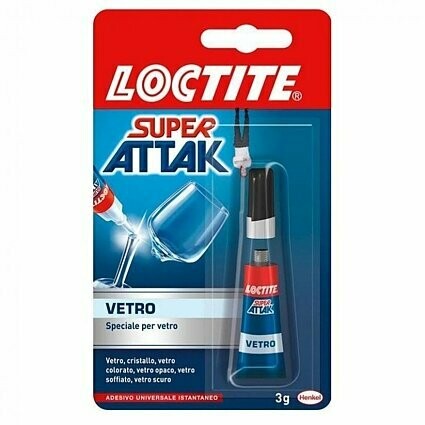 Colla Super Attak Loctite Vetro Gr.3