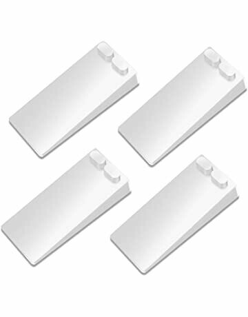 Zeppa Porta Silicone Autoaderente Trasparente blister da 4 pezzi