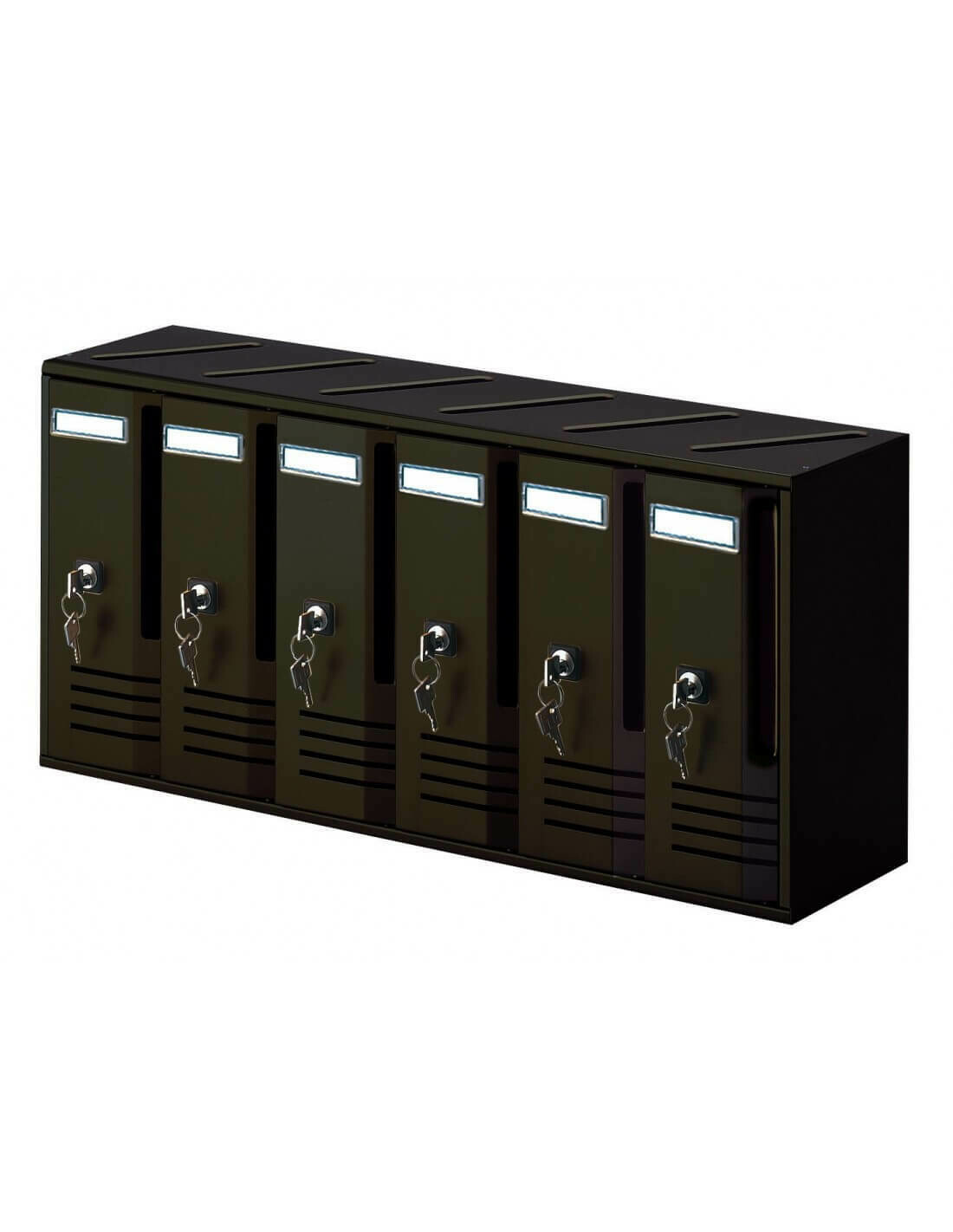 Cassetta Postale a Cubo 6 Posti Ghisa cm. 30x62x17,5