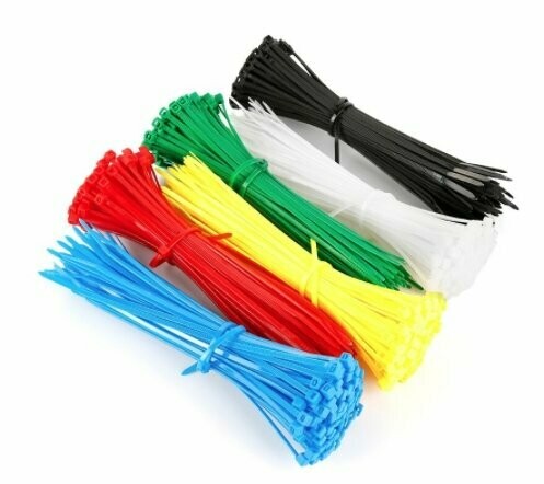 400 Fascetta di Plastica Cablaggio Verde 25x98