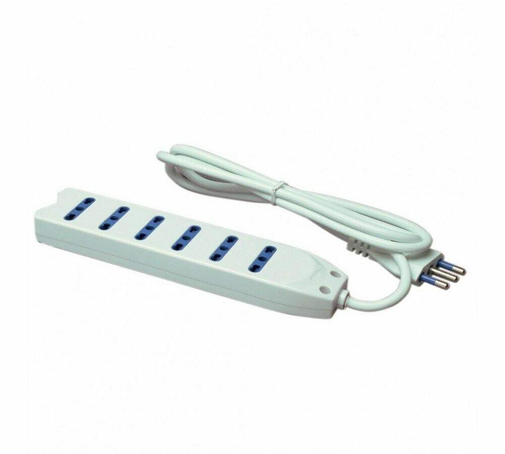 Multipresa Ciabatta Elettrica a 6 Posti