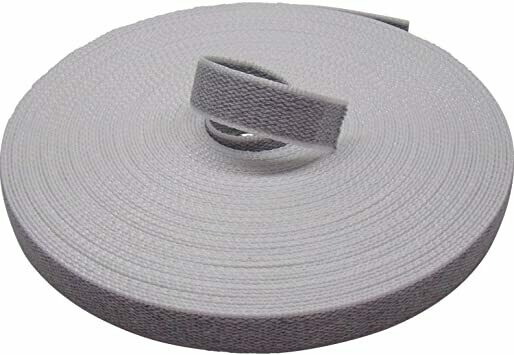 Cintino per Tapparelle Cotone Extra Pesante Bicolore (Grigio e Avorio) 50 Mt.