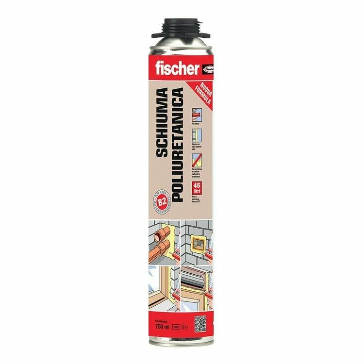Schiuma Poliuretanica Fischer per Pistola Ml.750