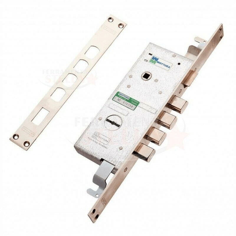 Serratura Mottura a Infilare Porte Blindate 72140 3 Punti di Chiusura