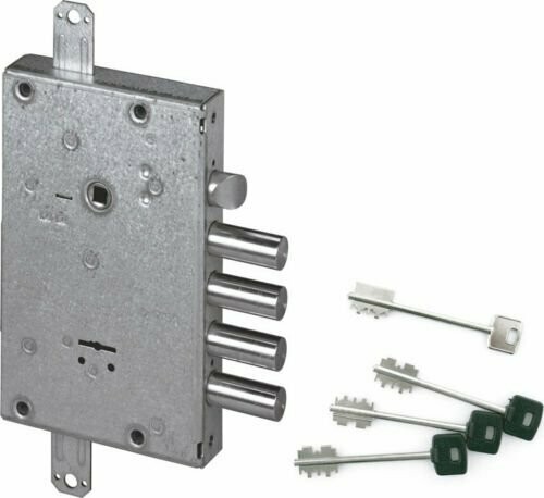 Serratura Porta Blindata Doppia Mappa 68 mm Cisa 57515 68 Chiavi Lunghe