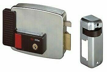 Serratura Elettrica Cisa 11931 da 60 a Destra Con Pulsante