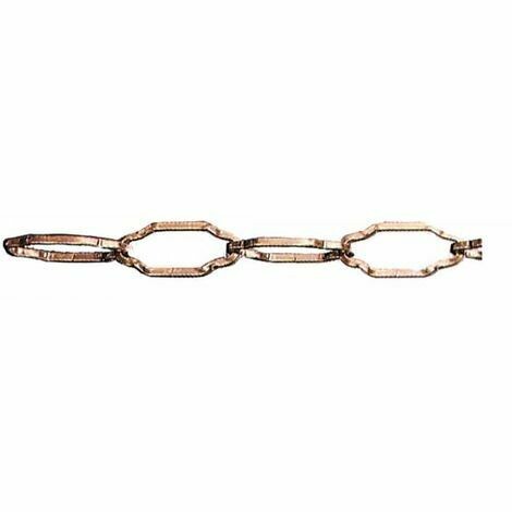 Catena Lampadario SAGOMATA OTTONATA Metri 25