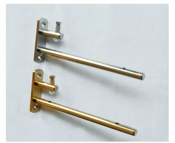Reggimensola con Regolatore Cm.15 in Ottone Nichel Satinato