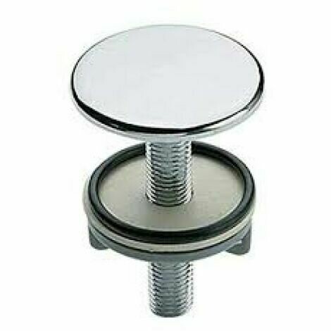 Tappo copriforo Lusso smaltato bianco per lavabo bidet bagno chiudiforo tappa lavello