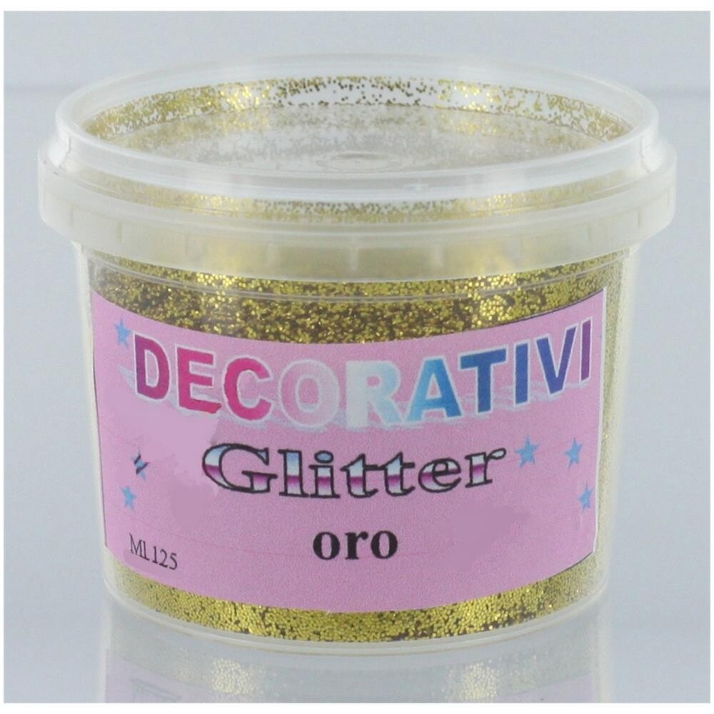 Glitter Oro Polvere Pittura Resistenza Chimica Solventi Acqua Gr. 125