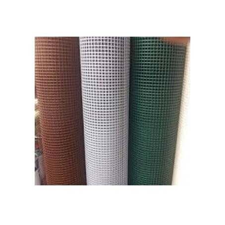 Rete Protezione Balconi Bianca 10x10 H.1 Metro Made In Italy Mt.50