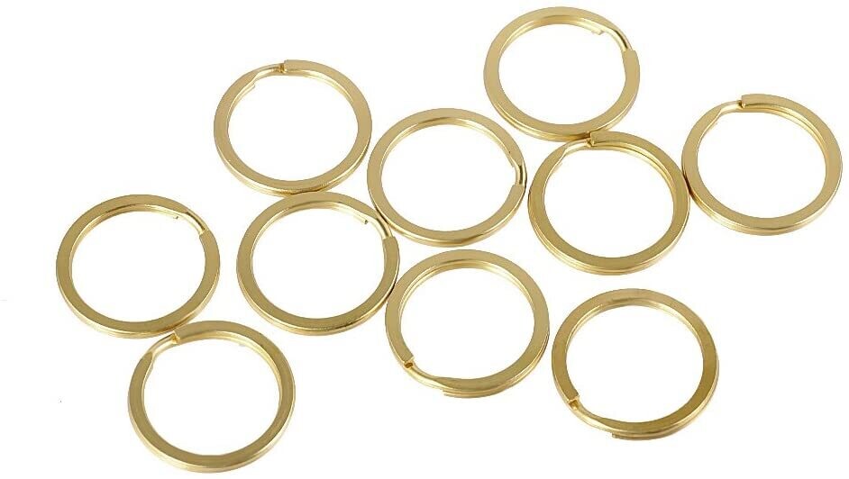 Anello per Porta Chiavi Ottonato Misura 16 pz.50