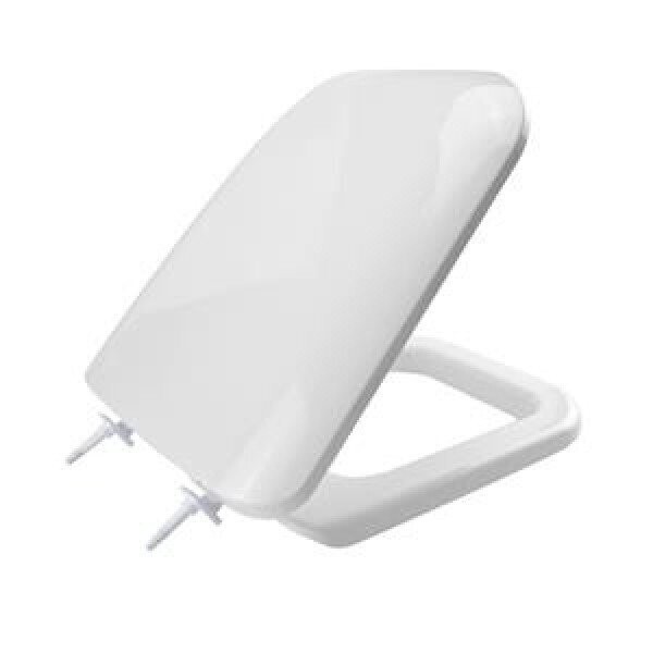 Sedile Copriwater Wc Conca Bianco 34x44 Attacco Frontale