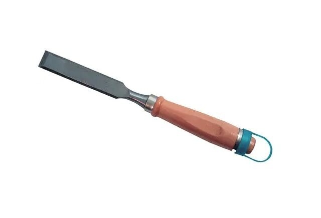 Scalpello Acciaio Manico Legno Falegname da 12