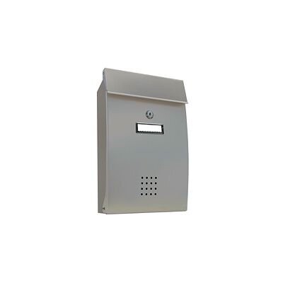 Cassetta Postale Pechino Argento 38x26x7