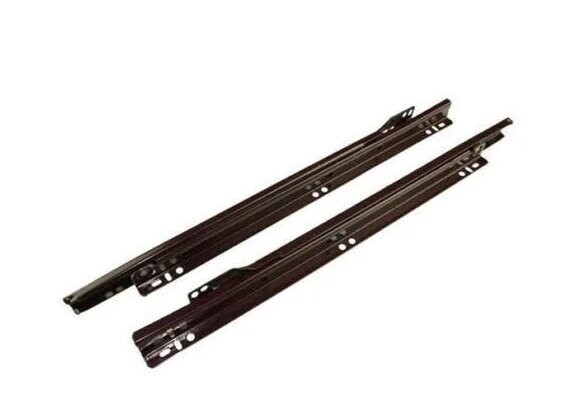Guida Scorrevole per Cassetti da Cm.45 Marrone 1 Coppia