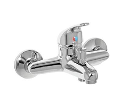 Rubinetto Miscelatore Vasca Mono Comando Serie Modena Kit Doccia Cromato