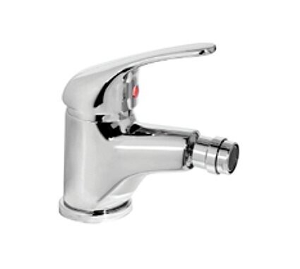 Rubinetto Miscelatore Mono Comando Serie modena Bidet Cromato