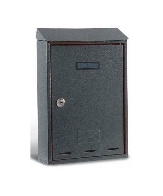 Cassetta Postale Aurelia 30x7x22 N.1 Grigia Scuro Cilindro