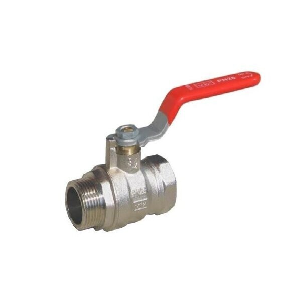 Valvola a Sfera Acqua 1/2 Leva MF Maschio Femmina
